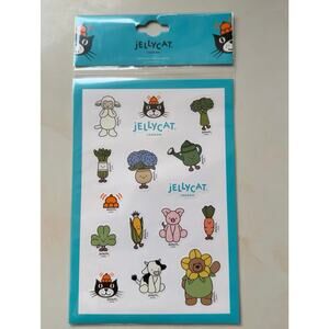 NWT jellycat official 2026 Spring sticker Limited EDITION VHTF